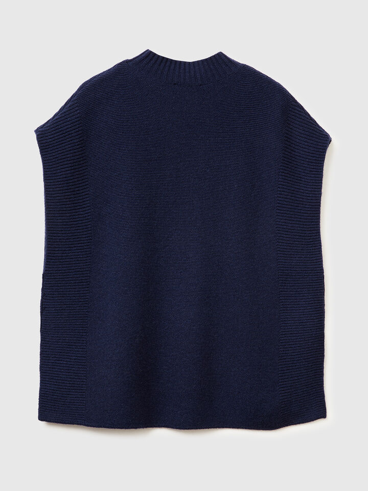 SLEEVELESS SWEATER Women image number 2